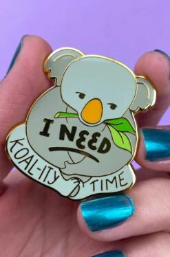Koal-ity Time Enamel Pin By Erstwilder