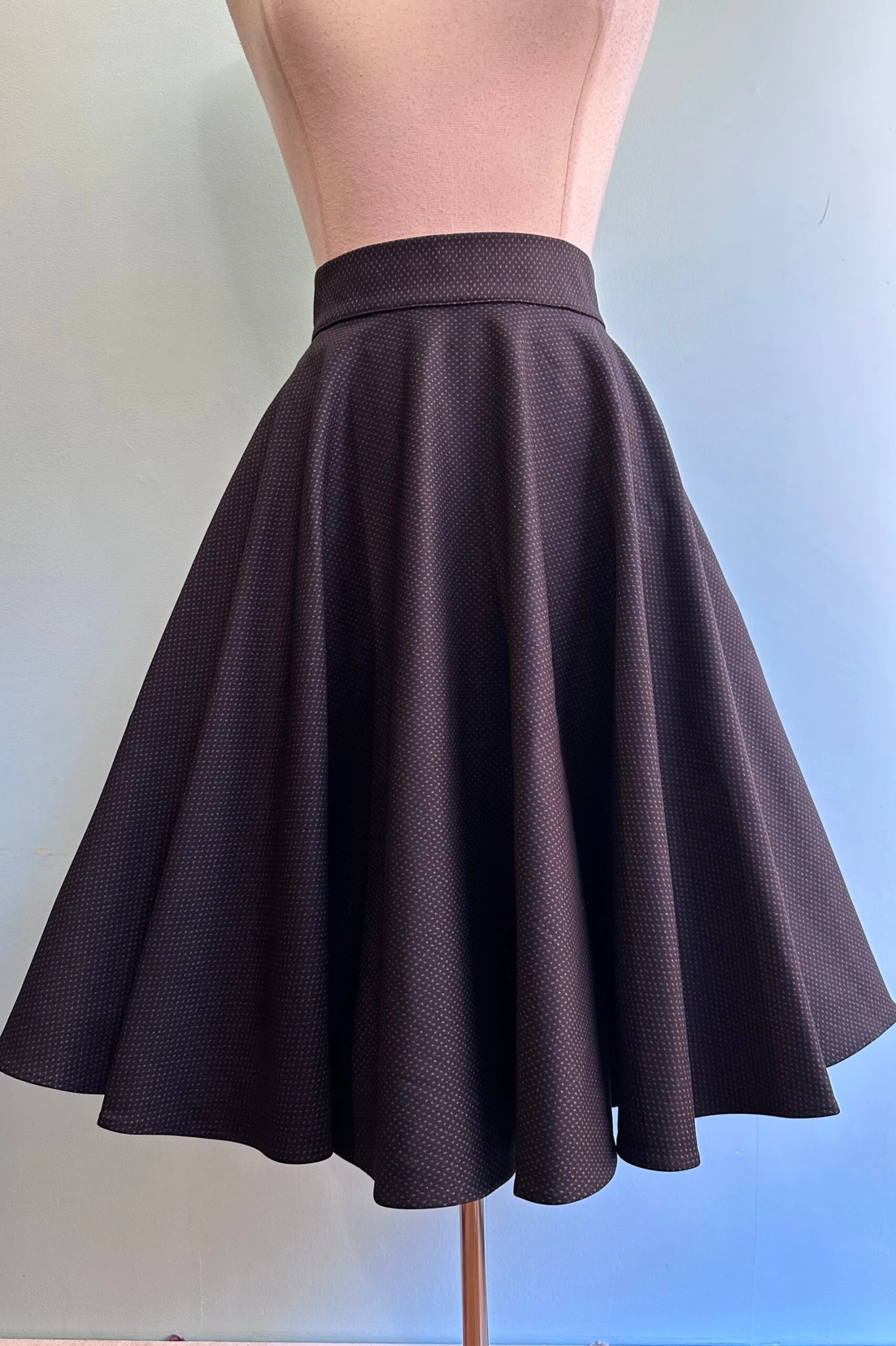 Charcoal Dot Circle Skirt by Heart of Haute Charcoal Dot Circle Skirt By Heart Of Haute -MODERN MILLIE Shop 00A6B6BB 14A0 419B 9166 257E00A705F3 scaled