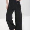 Carlie Wide Leg Pants In Black By Hell Bunny -MODERN MILLIE Shop 00 carlie trousers nvy 15 1