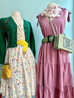 Purple Buds Lorelei Tiered Midi Dress By Mata Traders -MODERN MILLIE Shop 01FC35C4 F0B3 4134 9C51 60406E891B0F