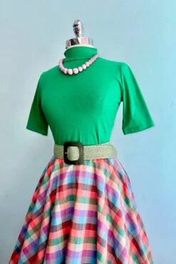 Kelly Green Denise Elbow Length Top By Heart Of Haute -MODERN MILLIE Shop 021F9825 A9F4 474A 8B27 60B6A889856F