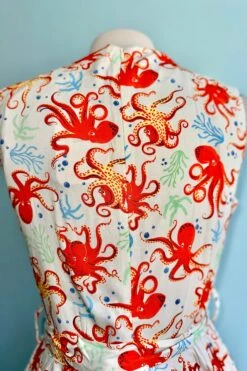 Orange Octopus Ruby Dress By Miss Lulo -MODERN MILLIE Shop 036B29A7 5F78 4266 9E9B 1E180B67C939