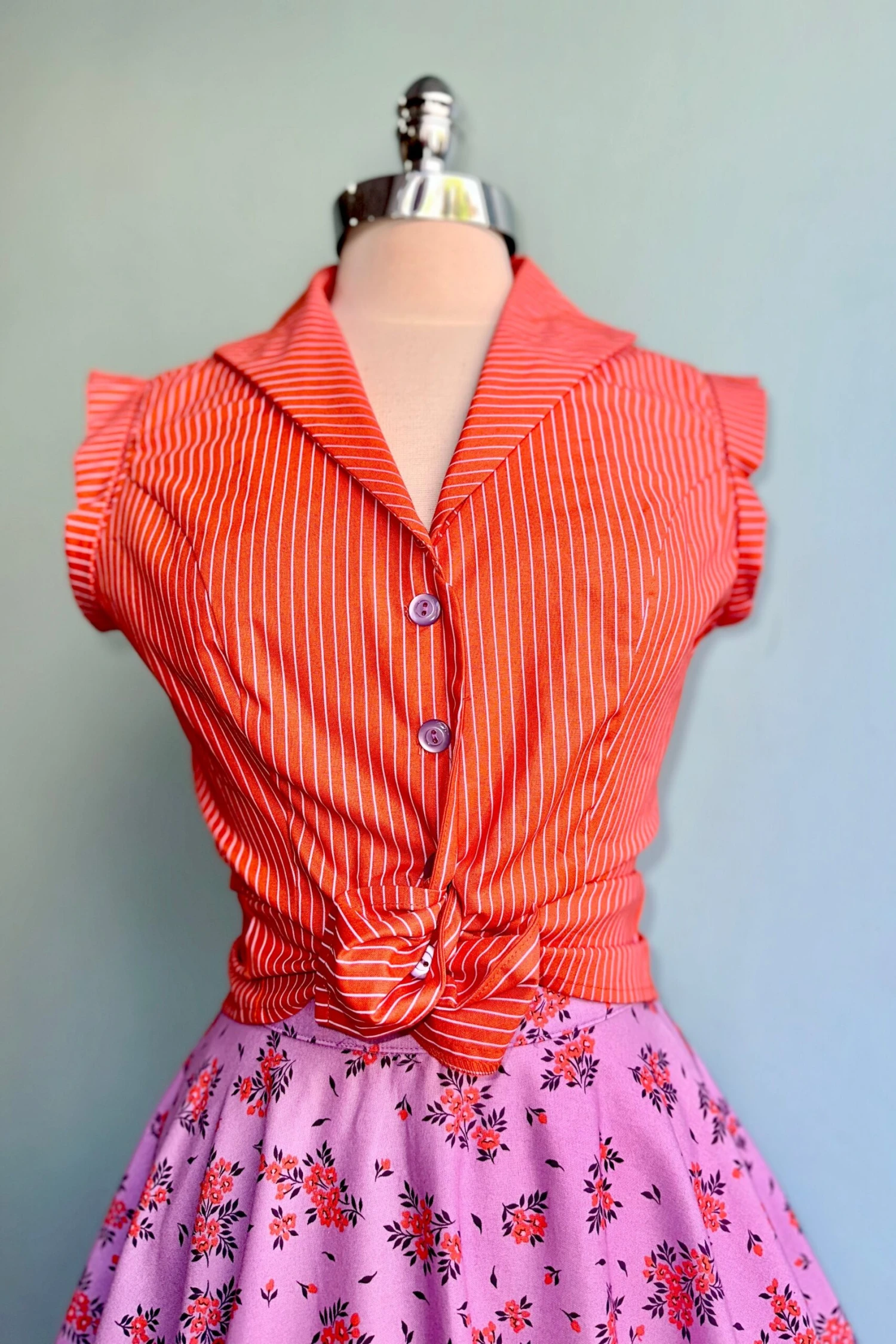 Wildfire Stripe Erika Blouse by Heart of Haute Wildfire Stripe Erika Blouse By Heart Of Haute -MODERN MILLIE Shop 05101F28 7811 4D3C B5E8 5127C743B024 scaled