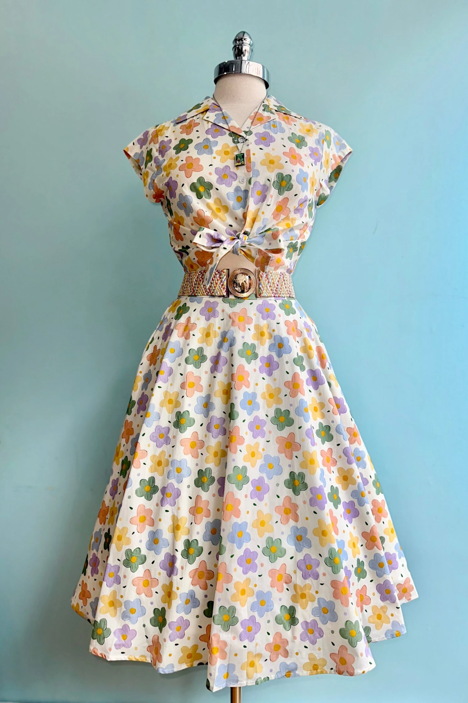 Pastel Floral Print Full Skirt by Tulip B. Pastel Floral Print Full Skirt By Tulip B. -MODERN MILLIE Shop 05E95F5D 13F0 4700 8B46 FBCDD33766C8 scaled