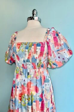 Countryside Balloon Sleeve Midi Dress -MODERN MILLIE Shop 069C67BA 2391 4D99 ABC8 B34FB5C6795C