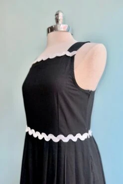 Black And White Tank Ric-Rac Midi Dress By Compania Fantastica 4 Black And White Tank Ric-Rac Midi Dress By Compania Fantastica -MODERN MILLIE Shop 06CF4C3A BE41 4240 BFFF ABFEFB3B3415