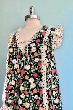 Floral And Polka-Dot A-Line Mini Dress -MODERN MILLIE Shop 0969925A 71B6 4D98 9F60 C93C62231889