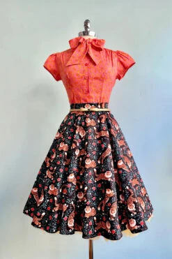 Tiger Flower Field Full Skirt By Eva Rose -MODERN MILLIE Shop 09A6DCEC 6164 4C1A AAB7 B737C4159E61