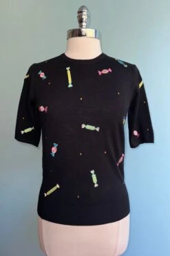 Candy Short Sleeve Sweater By Banned