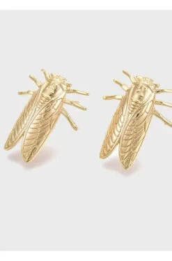 Cicada Post Earrings By Peter And June