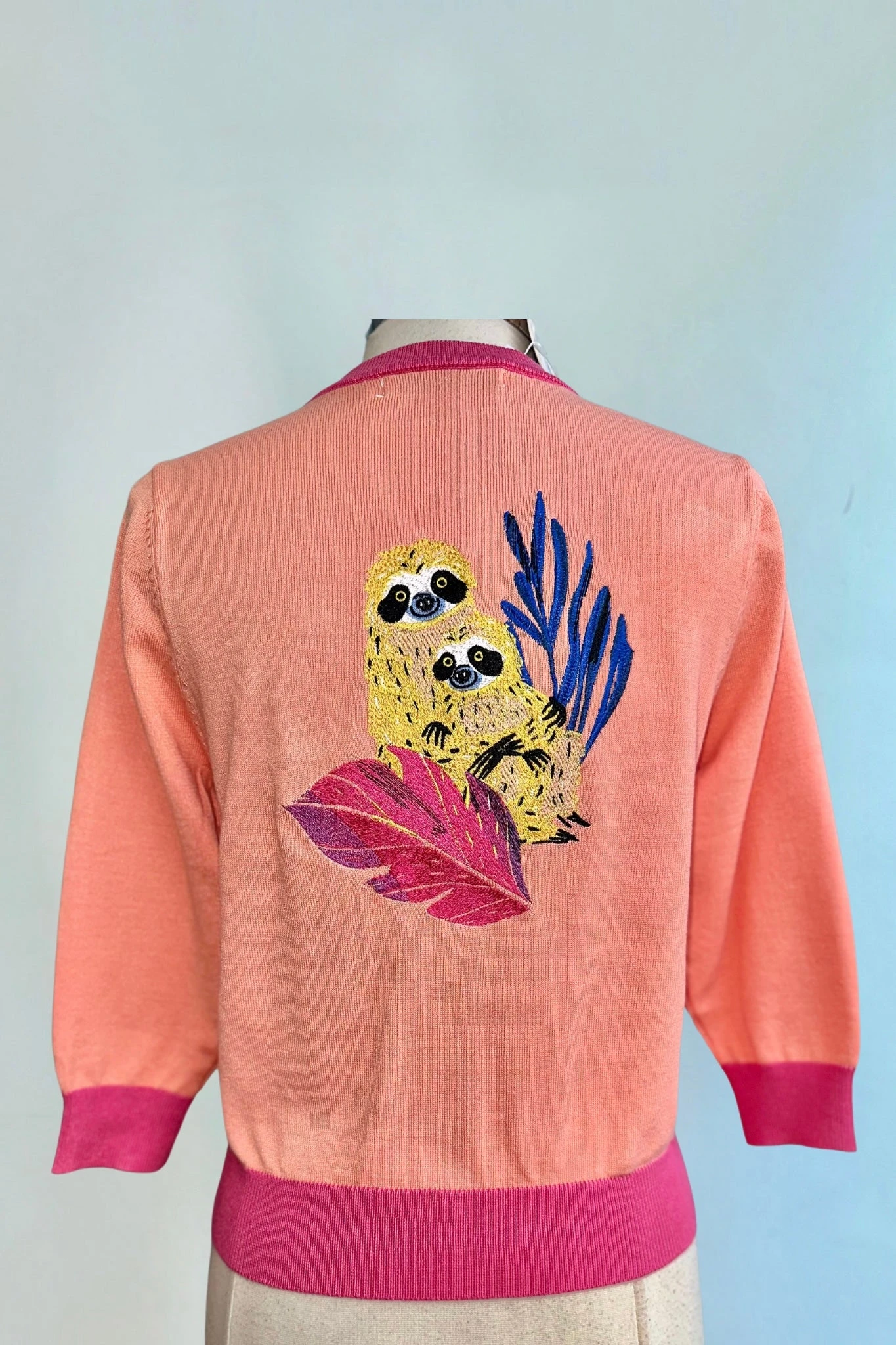 Sloths Embroidered Skye Cardigan by Miss Lulo Sloths Embroidered Skye Cardigan By Miss Lulo -MODERN MILLIE Shop 0A90DD7C 6A47 4F85 BE25 8E21550A3830