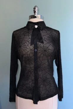 Tangled In Paradise Spiderweb Blouse By Banned