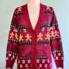 Burgundy Holiday Fair Isle Long Cardigan Sweater -MODERN MILLIE Shop 0BEF4F2A 3CAE 4ADB B8EB 5DADFD510941