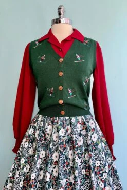 Green Ski Snow Button Up Vest By Banned 4 Green Ski Snow Button Up Vest By Banned -MODERN MILLIE Shop 0D2B6D44 227E 4E98 AF9B D475A2F90C5F