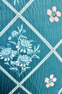 French Country Puff Sleeve Dress In Blue -MODERN MILLIE Shop 0D6B3528 89BD 450B BD58 E71BB251A149