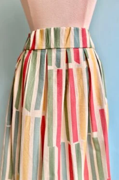 Multi Beach Stripe Florence Skirt By Palava -MODERN MILLIE Shop 0D846127 BC48 4EFD A9DE A5749A415CDE