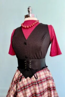 Burgundy And Tan Plaid Skater Skirt By Retrolicious -MODERN MILLIE Shop 0EFB5B84 C4DA 426F B104 D413CD4D7152