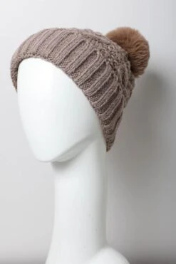 Cable Knit Pom Pom Beanie Hat In Multiple Colors -MODERN MILLIE Shop 0 42a31cdd 2c2e 40f9 926b 73f202240ab7
