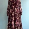 Tie Front Floral Maxi Dress In Burgundy -MODERN MILLIE Shop 102B5B1A 8972 450F B288 20CAF75677C2