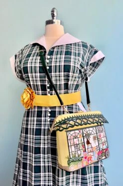 Emerald Plaid Cotton Marjorie Dress By Collectif -MODERN MILLIE Shop 1080EFDE 00EE 4A05 9D78 9735B896123C