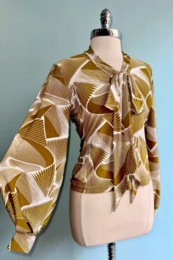 Tannia-Khalia Tie Blouse By Miss Candyfloss