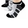 Musical No-Show Ankle Socks 3-Pack 1 Musical No-Show Ankle Socks 3-Pack -MODERN MILLIE Shop 1171 1593 popup