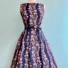 Navy And Pink Floral Vine Monica Dress By Heart Of Haute -MODERN MILLIE Shop 11C894C4 B65E 421C BAE5 5E165C913E62