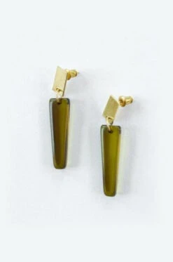 Kendall Green Earrings By Mata Traders