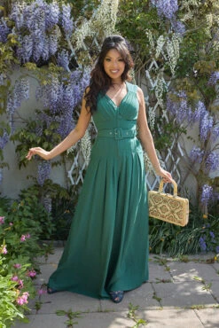 Zuzanne Gia Emerald Jumpsuit By Miss Candyfloss 6 Zuzanne Gia Emerald Jumpsuit By Miss Candyfloss -MODERN MILLIE Shop 1290pl emerl web 1