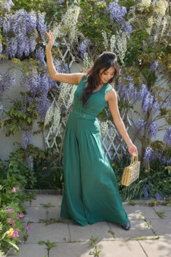 Zuzanne Gia Emerald Jumpsuit By Miss Candyfloss 7 Zuzanne Gia Emerald Jumpsuit By Miss Candyfloss -MODERN MILLIE Shop 1290pl emerl web 2