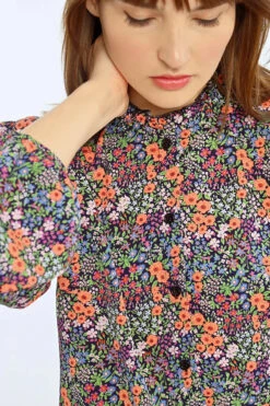 Ditsy Floral Long Sleeve Blouse By Lili Sidonio -MODERN MILLIE Shop 131957