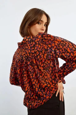 Graphic Voile Blouse By Lili Sidonio -MODERN MILLIE Shop 132610