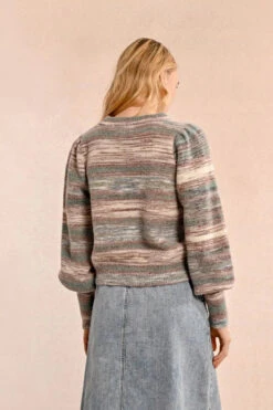 Pink Striped Sweater By Molly Bracken -MODERN MILLIE Shop 133087