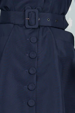 Laina-Lee Navy And Pink Reversible Water Repellent Coat By Miss Candyfloss -MODERN MILLIE Shop 1344riv pl navy studio 8