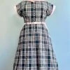 Emerald Plaid Cotton Marjorie Dress By Collectif -MODERN MILLIE Shop 13F273F8 874B 4B4C B996 1DCF79F1D476