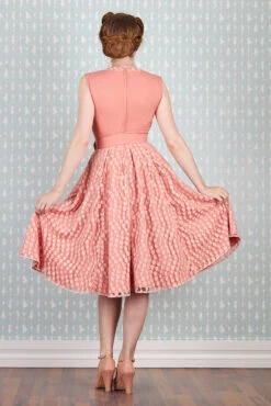 Waverly-Pia Lace Dress By Miss Candyfloss -MODERN MILLIE Shop 1444 3lace pink studio 3