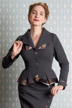 Final Sale Landra Cool Bengaline Blazer By Miss Candyfloss