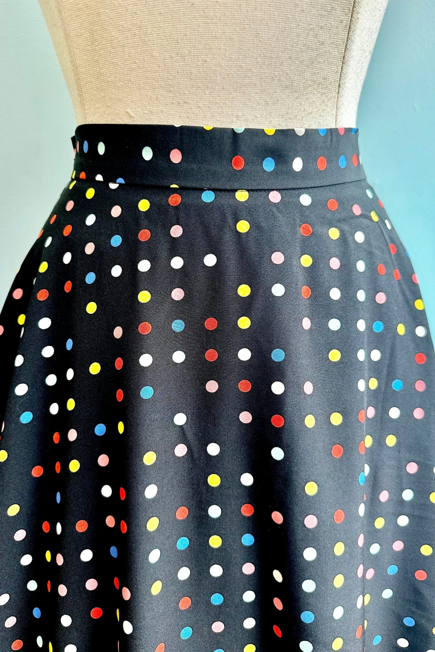 Black Multi Polka-Dot Full Skirt by Tulip B. Black Multi Polka-Dot Full Skirt By Tulip B. -MODERN MILLIE Shop 1505B890 2784 4896 9429 811960F43863 scaled