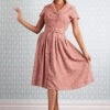 Grace-Pia Rose Coat Dress By Miss Candyfloss -MODERN MILLIE Shop 1518 3flo studio 1