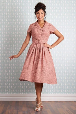 Grace-Pia Rose Coat Dress By Miss Candyfloss -MODERN MILLIE Shop 1518 3flo studio 4