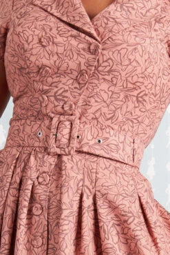 Grace-Pia Rose Coat Dress By Miss Candyfloss -MODERN MILLIE Shop 1518 3flo studio 5