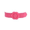 Flower Buckle Straw Belt In Multiple Colors