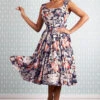 Marion-Lee Navy Floral Dress By Miss Candyfloss -MODERN MILLIE Shop 1541flo navy studio 1