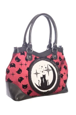 Lunar Sisters Bag In Burgundy By Banned