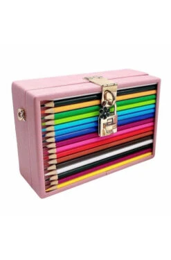 Pink Colored Pencil Case Novelty Bag -MODERN MILLIE Shop 15887596 880581cb ddd6 4efe b500 5ac5e226f7ec