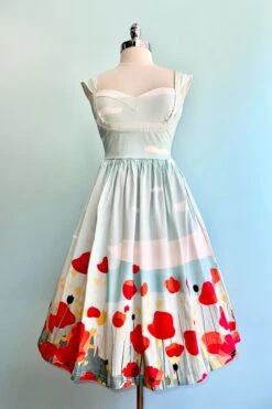 Poppy Field Bengaline Dress