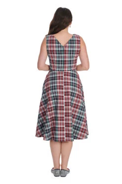 Boat Day Dress In Navy Plaid By Banned 12 Boat Day Dress In Navy Plaid By Banned -MODERN MILLIE Shop 1659339113DR16802RED13516