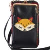 Black Scandi Fox Crossbody Bag By Banned -MODERN MILLIE Shop 1673529305BG34387BLACK1