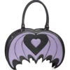 Cosmo Bat Satchel Bag By Banned -MODERN MILLIE Shop 1705921776BG34481PURPLE1