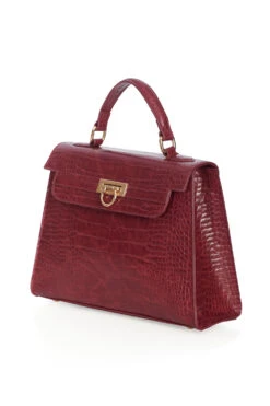 Midnight In The City Handbag In Red By Banned -MODERN MILLIE Shop 1705922637BG34483BURGUNDY2